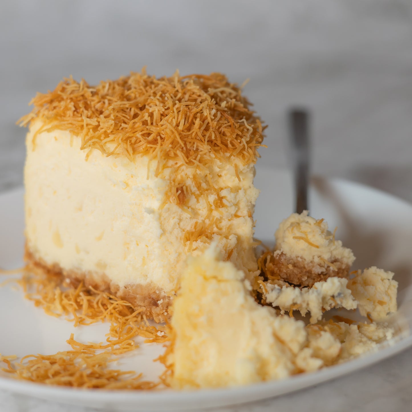 Kunafa Cheese Cake